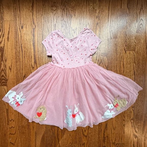 NEW Mini Boden Ami Applique Tulle Dress 5-6 Years - Picture 1 of 16